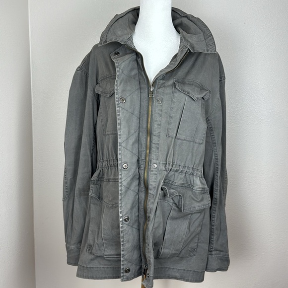 ATM Anthony Thomas Melillo Enzyme Wash Field Jacket in Steel sz medium - Picture 2 of 16